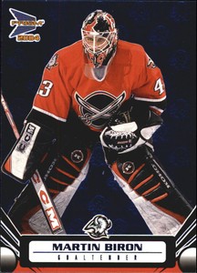 2003-04 (SABRES) Pacific Prism Blue #14 Martin Biron/325