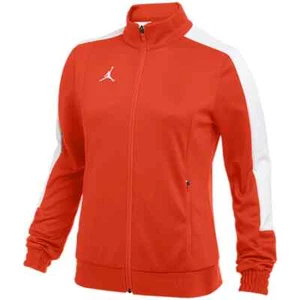 Nike Air Jordan (Sz S) Women's Full-Zip Orange Basketball Jacket CN5364-820 - Picture 1 of 2