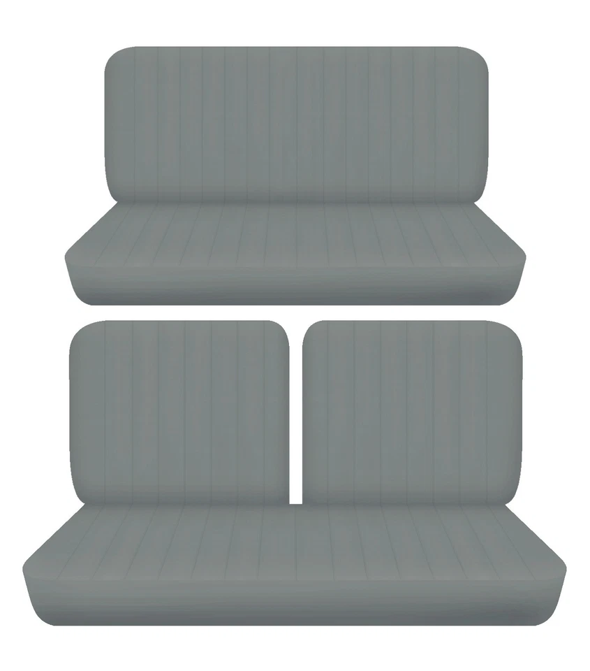 Se adapta a 1950 Studebaker Champion Starlite cupé delanteros 50-50 fundas de asiento traseras sólidas Foto 1 de 4