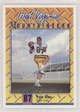 1992 West Virginia Mountaineers Team Issue Nate Rine #87