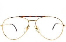 occhiali CARRERA montatura 5349 40 gold aviator eyeglasses vintage 1980s👓unisex