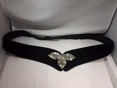 黑色麂皮绒 Wmns V 皮带银色叶子 39 — 第 1/4 张图片