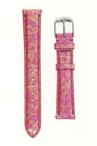 MICHELE MS16AA420675 Flamingo Pink Snakeskin 16mm Watch Strap 124583 - Picture 1 of 1