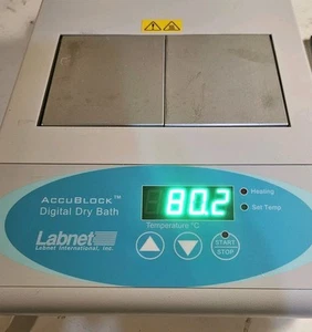 Labnet D1200 AccuBlock Digital Dry Bath | Tested to 80°C | With Flat Metal Block - Picture 1 of 5