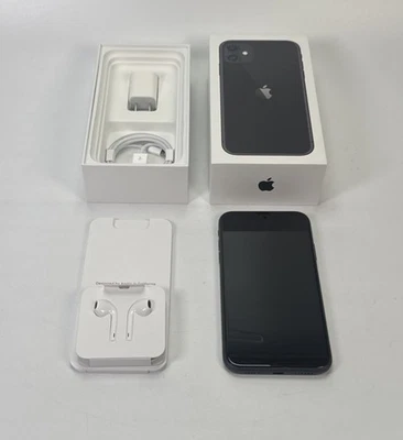 Apple iPhone 11 64GB Negro Batería Desbloqueado 87%, Excelente Caja Original AT&T Foto 1 de 4