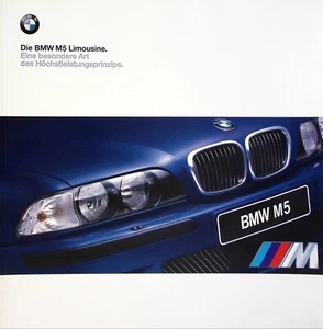 ED7014 Prospekt Catalogue Prospekt BMW M5 E39 01/00 German Deutsch International - Bild 1 von 9