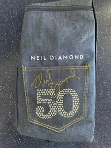 Neil Diamond 50th Anniversary Blue Jean Duffle Bag - Picture 1 of 5