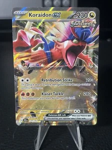 KORAIDON EX 120/162 ZEITKRÄFTE POKEMON (DOPPEL SELTEN, NM) - Bild 1 von 2