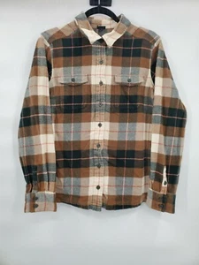 Patagonia Organic Cotton Women's Long Sleeve Shirt Brown - Picture 1 of 8