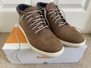 Timberland Ashwood Park Chukka Mid Brown Boots Size UK 8.5 Excellent Condition