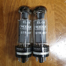 Mesa EL34 Power Amp Tubes (Matched Pair) - Tested New, Old Stock