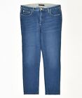 TRUSSARDI Womens Slim Jeans W33 L28 Blue Cotton Classic FL10