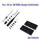 For .22 To .50 Red Dot Laser Caliber Rifle Scope Gun Collimator Sighter Kit Uk