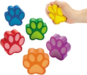 Paw Shaped Squishy Toys (Set of 12) Great for Dog Party Favors and Birthday Supp - Picture 1 of 1