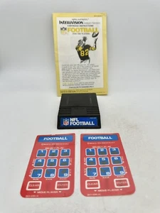 NFL Football Intellivision Game With Overlays and Manual Tested - Picture 1 of 1