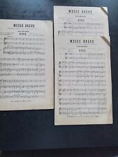 Partition ancienne - LEO DELIBES - Messe brève pour 2 voix d'enfants avec orgue