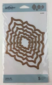 Spellbinders Metall detaillierte Stanzformen ETIKETTEN 56 Neu verschachtelt - Bild 1 von 9