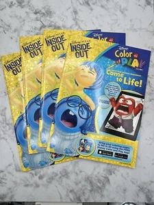 Lote 4 NUEVO Libro para colorear y actividades de juego de colores de adentro hacia afuera con 2 hojas de pegatinas - Imagen 1 de 3