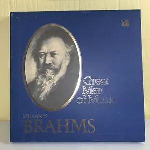 Time Life Great Men of Music 4 LP Box Set Brahms Vintage Vinyl LP Record Album - Picture 1 of 8
