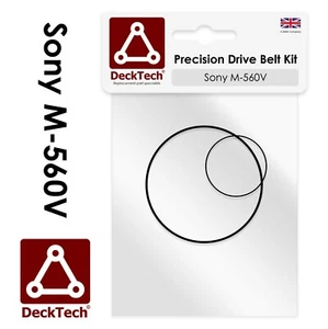 DeckTech™ Replacement Belt Kit for Sony Micro Cassette M-560V M560V Drive Belts - Afbeelding 1 van 3