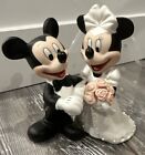 Disney Mickey & Minnie Mouse w/ Veil Bride and Groom Wedding Cake Topper