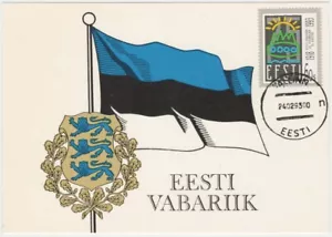 Estonia Maxi 1993, 75 aniversario de la república de Estonia, Eesti Vabariik, como nuevo - Imagen 1 de 1