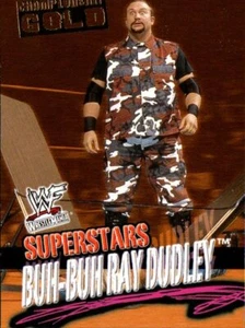 Fleer WWF 2001 Wrestlemania Championship inserto de oro #16 Bubba Ray Dudley - Imagen 1 de 2