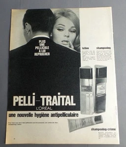 PUB PUBLICITE ANCIENNE ADVERT CLIPPING 190817 ANTIPELLICULAIRE PELLI-TRAITAL ORE - Imagen 1 de 1