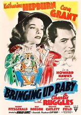 Bringing Up Baby 1938 POSTER PRINT A5A2 Vintage 30s Romantic Comedy Film WallArt