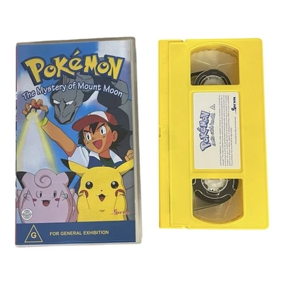 Pokemon The Mystery of Mount Moon VHS Vol 2 Video Yellow - Image 1 of 4