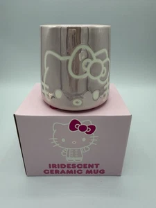 New Hello Kitty Café Truck 10th PInk Iridescent Treats Ceramic Mug - Picture 1 of 3