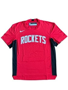 Nike Houston Rockets Men Size Small Pregame Player Issue Warmup Shooting Shirt - Picture 1 of 12