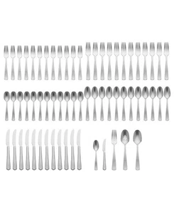 Lenox French Perle Jakobsmuschel 65-teiliges Besteckset - Metallic und keine Farbe - Bild 1 von 1