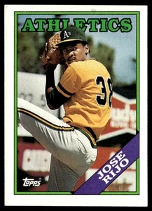 1988 Topps Jose Rijo Oakland Athletics #316 - Picture 1 of 2