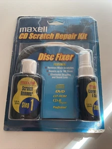 Maxell Disc Scratch Repair Kit CD-335 CD DVD Video Games Remove Scratches Sealed - Picture 1 of 2