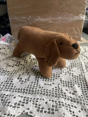 Juguete de pana de peluche Baby Gap Dachshund perro Foto 1 de 4