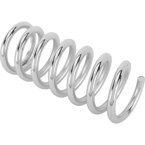 11 Inch Diameter Chrome Non-Coilover Spring, 500 lb, Fits Mustang II/Pinto - Picture 1 of 7