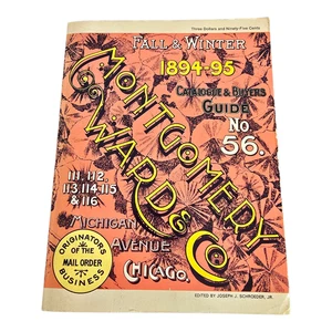 Montgomery Ward & Co 1894-95 Fall & Winter Catalogue & Buyers Guide 1977 Reprint - Picture 1 of 11