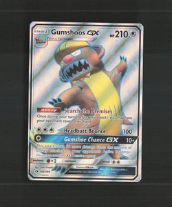 Gumshoos GX 145/149 Sun & Moon Full Art Ultra Rare Holo Pokemon Card LP - Picture 1 of 10