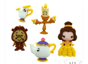 Dress it up 3D Verzierungen - Knöpfe - Neuheit - Die Schöne und das Biest Disney - Bild 1 von 1