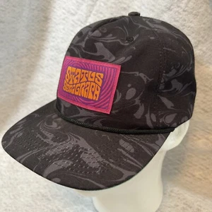 Status Serigraph patch black gray Swirl hat cap snapback Rope Trucker - Picture 1 of 11