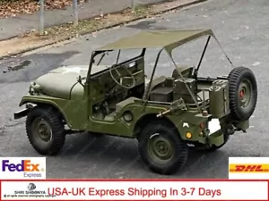 Top de bikini de lona para Jeep Willys - CJ 2A CJ3A MB - Imagen 1 de 9