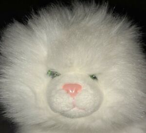Vintage Russ Berrie & Co Nikki 26" White Persian Baby Kitty Cat Stuffed Plush 