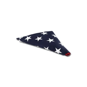 Amerikanische Flagge für Flaggenvitrine gefaltet 5 Fuß x 9,5 Fuß Amerikanische Grabflagge - Bild 1 von 1