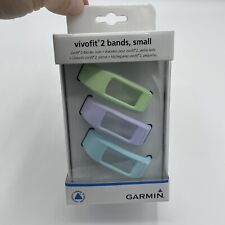 Garmin Vivofit 2 Replacement Band 3 Pack Size Small Black Mint Sky Blue NIB
