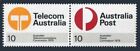 Australia 616-617a pair,MNH.Michel 583-584. Postal,Telecommunications Commission