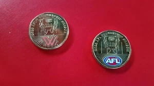 2023 AFL Collectable Coin Tube + Folder + Coloured Coins - Picture 1 of 2
