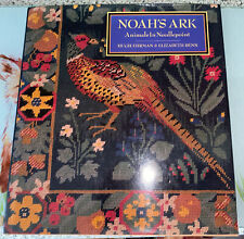 NOAH'S ARK ANIMALS IN  NEEDLEPOINT BOOK  BY HUGH EHRMAN & ELIZABETH BENN