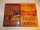 The Da Vinci Code / Angels & Demons / Dan Brown Books Lot Of 2 