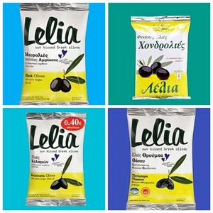 Aceitunas Griegas Lelia, 4 Variedades de CABRA, Aceite de Oliva Virgen Extra, Madurado en Árbol - Imagen 1 de 13
